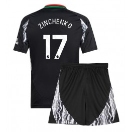 Arsenal Oleksandr Zinchenko #17 Uit tenue Kids 2024-25 Korte Mouw (+ Korte broeken)